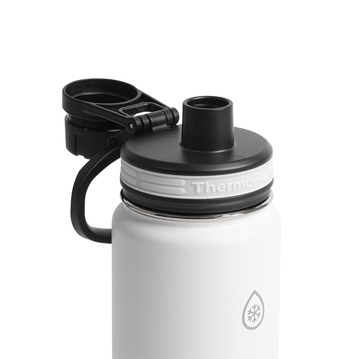 ThermoFlask 2 Botellas de Acero Inoxidable con Aislamiento al Vacío de Doble Pared Blanco/Amarillo