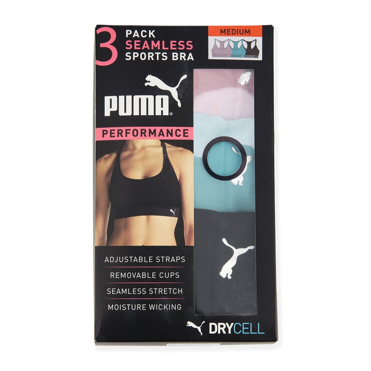 Puma Brasier deportivo para Dama Verde Grande