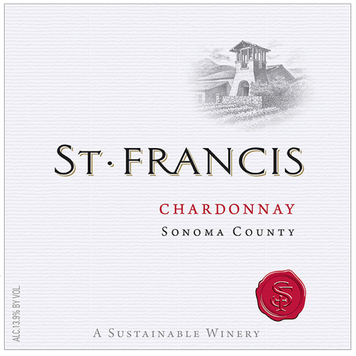 Vino Blanco St Francis Sonoma County Chardonnay 750 ml Vino Blanco St Francis Sonoma County Chardonnay 750 ml