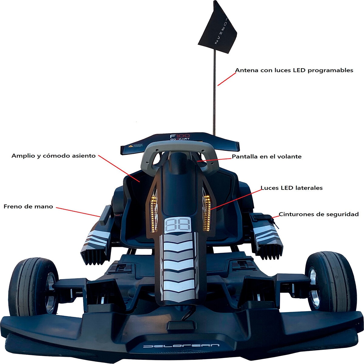 Disfruta desplazándote en un kart eléctrico