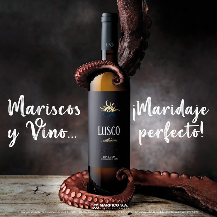 Vino Blanco Lusco Albariño 750 ml