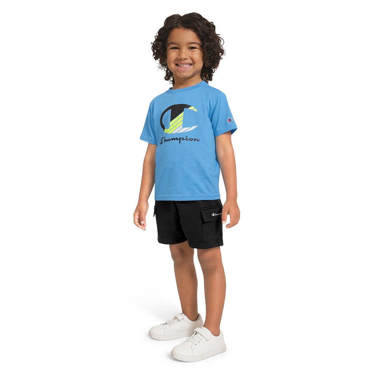 Champion Conjunto de 4 piezas para Niños y Niñas Azul 2 Años