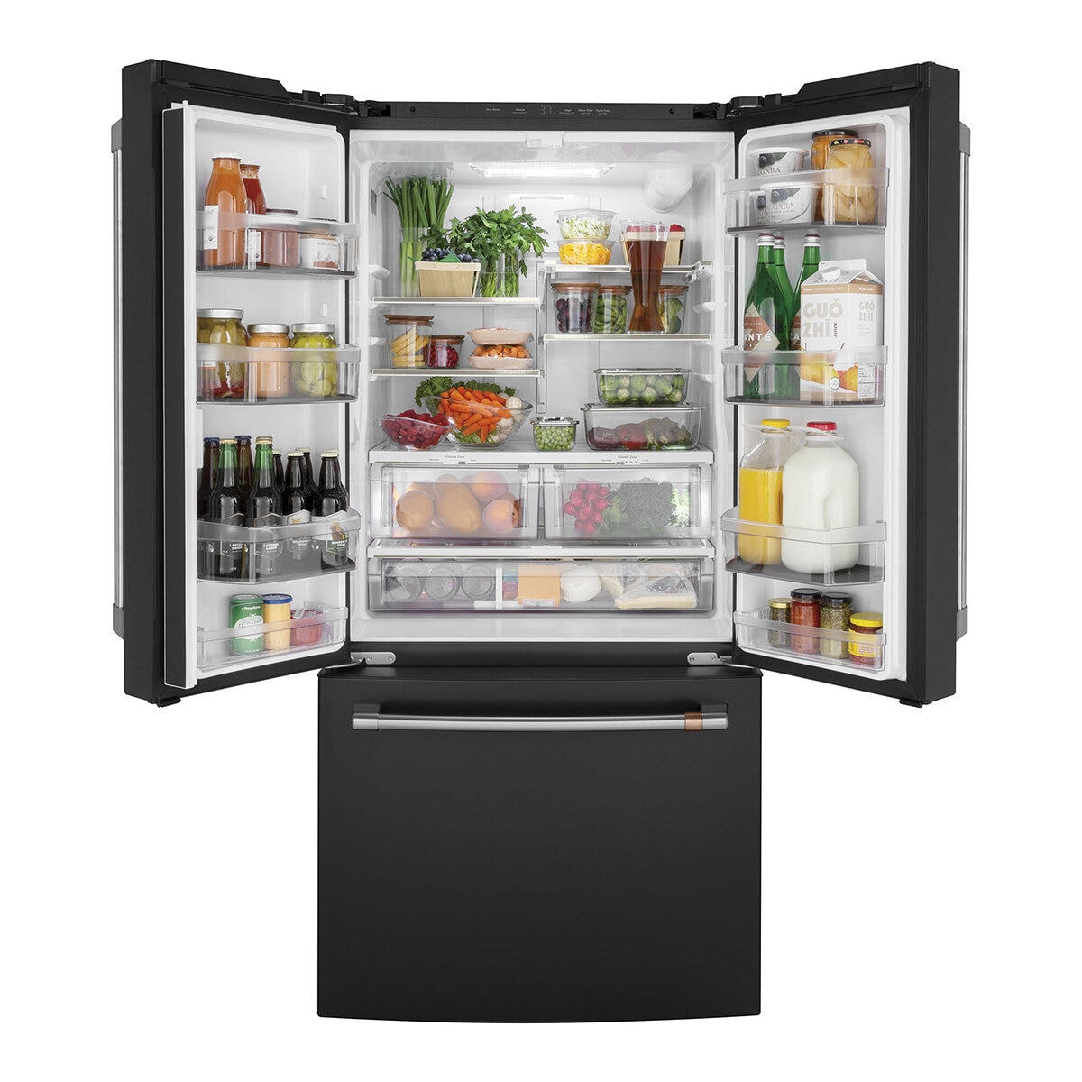 Café Refrigerador 19" French Door Negro