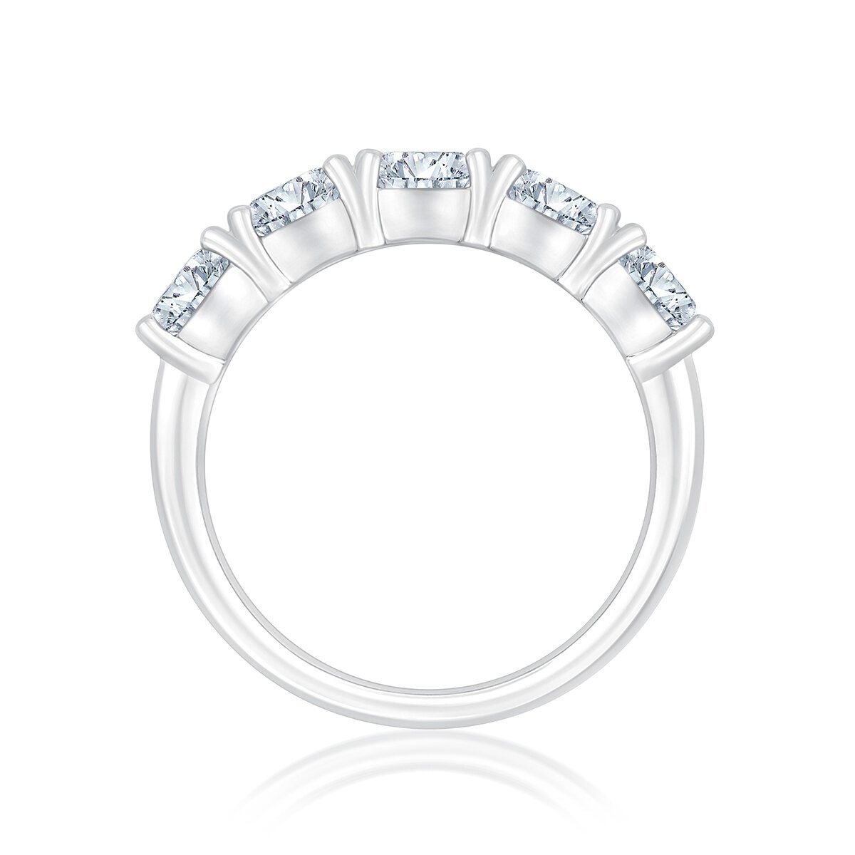 Anillo, Diamantes 2.50ctw, Platino