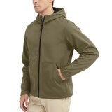 Hawke & Co Chamarra Softshell para Caballero Café Mediana