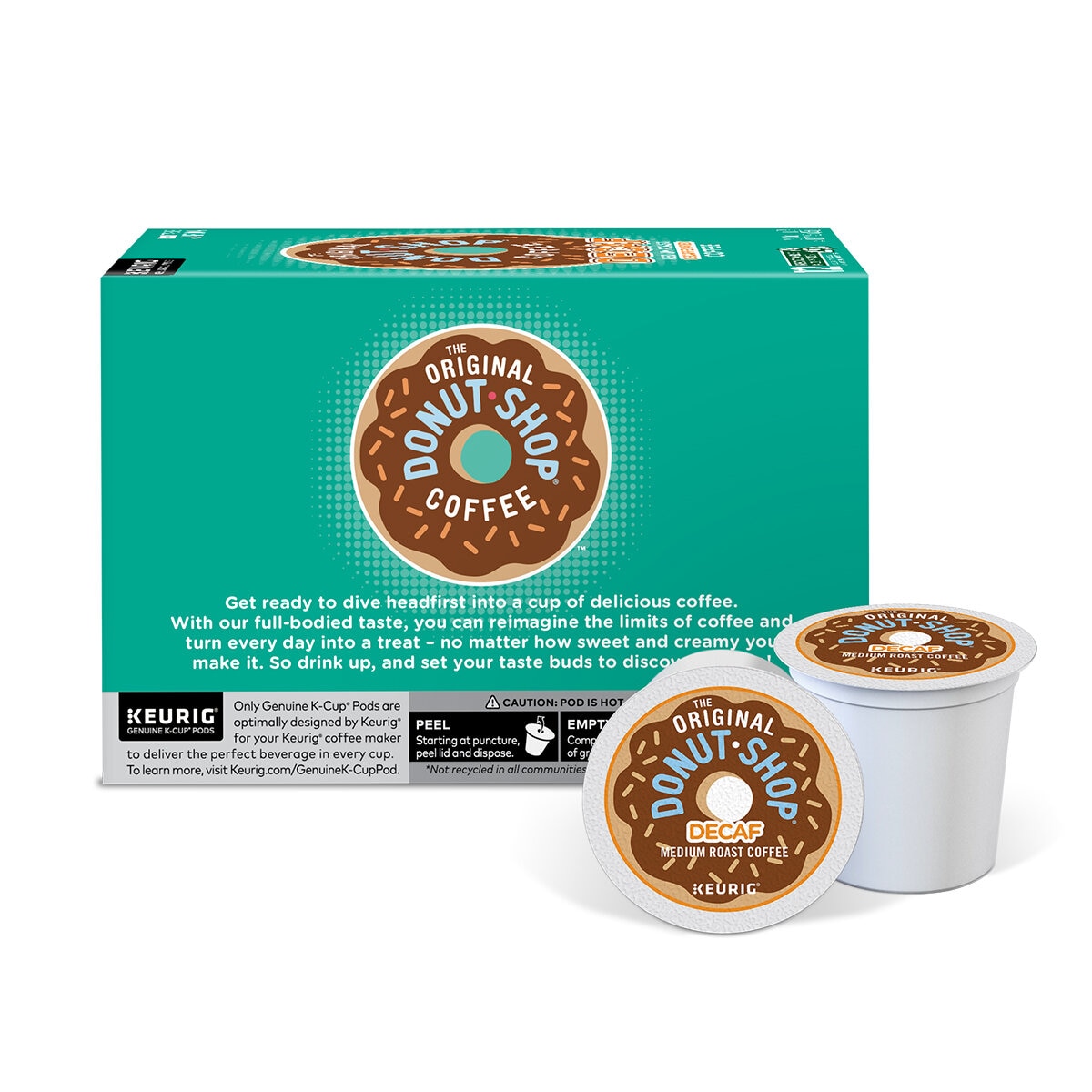 Keurig,  Original Donut Shop Decaf, 72 cápsulas K-Cup