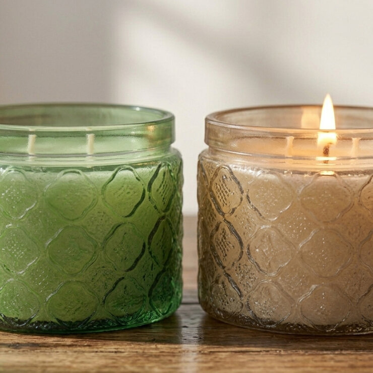 Bellevue Velas de Cera de Soya 4 piezas, 340 g