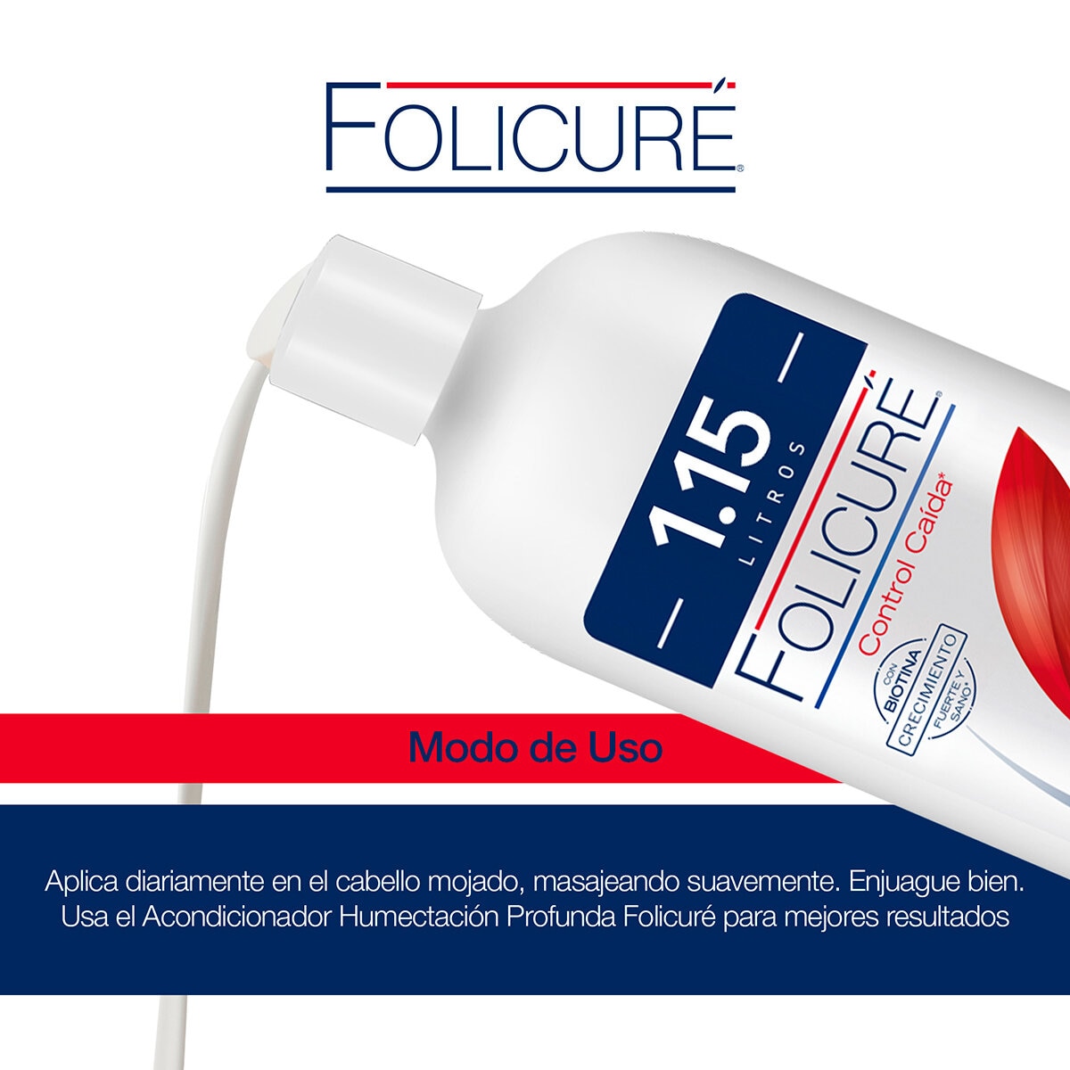 Folicure Shampoo de 1.15 L