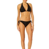 Hurley Traje de Baño Reversible de 2 Piezas para Dama negro extra grande