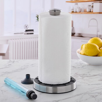 Kamenstein Portarollos de Acero Inoxidable para Servitoallas con Rociador Integrado
