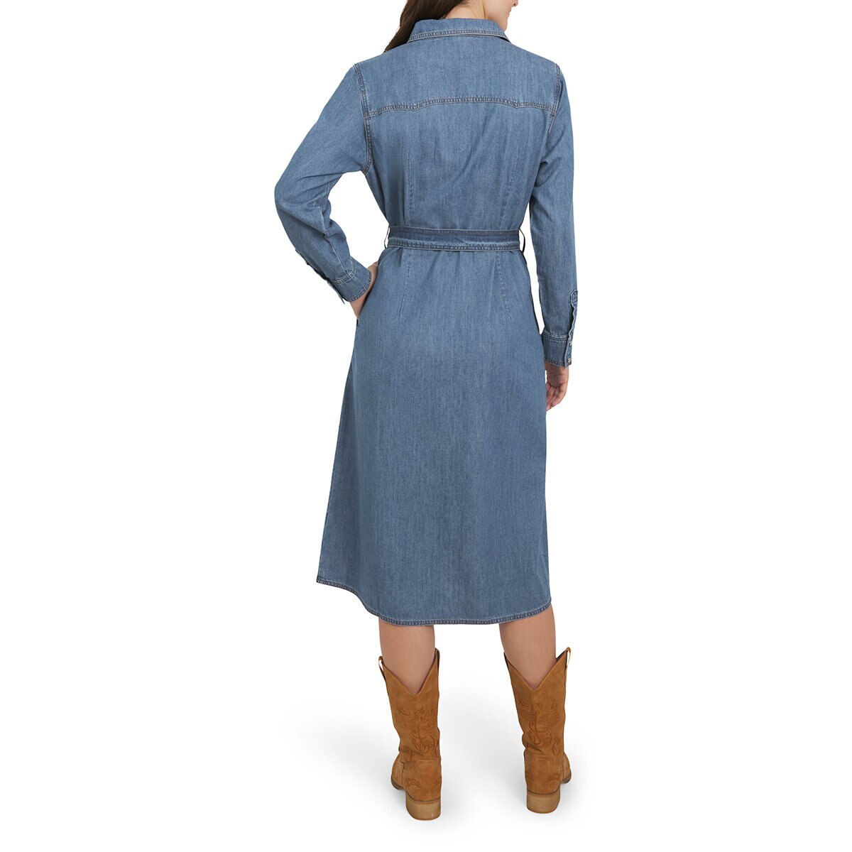 Wrangler Vestido de Mezclilla para Dama Azul Extra Grande