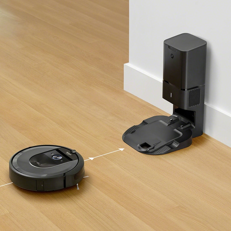 Aspiradora iRobot, Roomba i7 + conexión WiFi® y estación de limpieza
