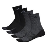 Adidas Calcetines para Caballero 4 Piezas Negro Unitalla