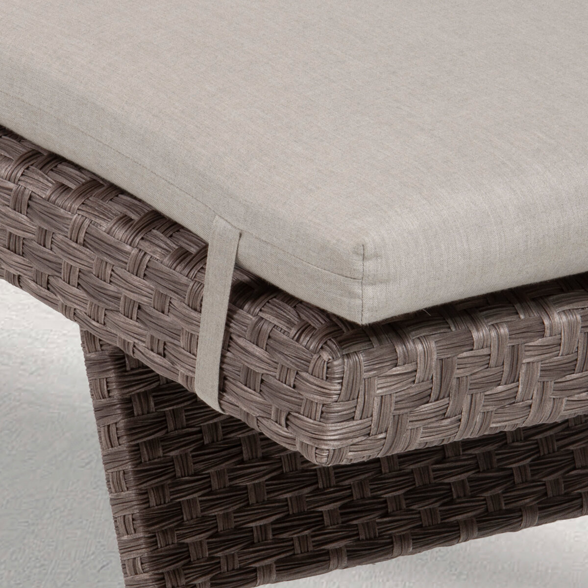 Peak Season, Cojin para Camastro Beige 2 Piezas