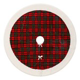 Falda para Árbol 152 cm, Cuadrícula Falda para Árbol 152 cm, Cuadrícula