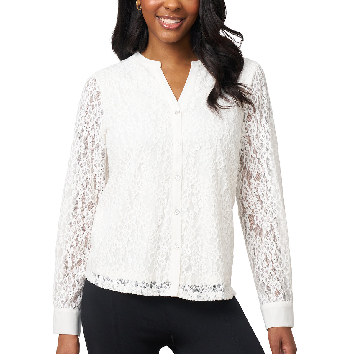 Cable and Gauge Blusa para Dama Blanco Chica Cable and Gauge Blusa para Dama Blanco Chica