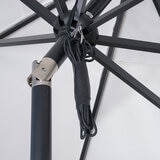 SunVilla, Sombrilla de 3.3 m Con Borde Color Beige