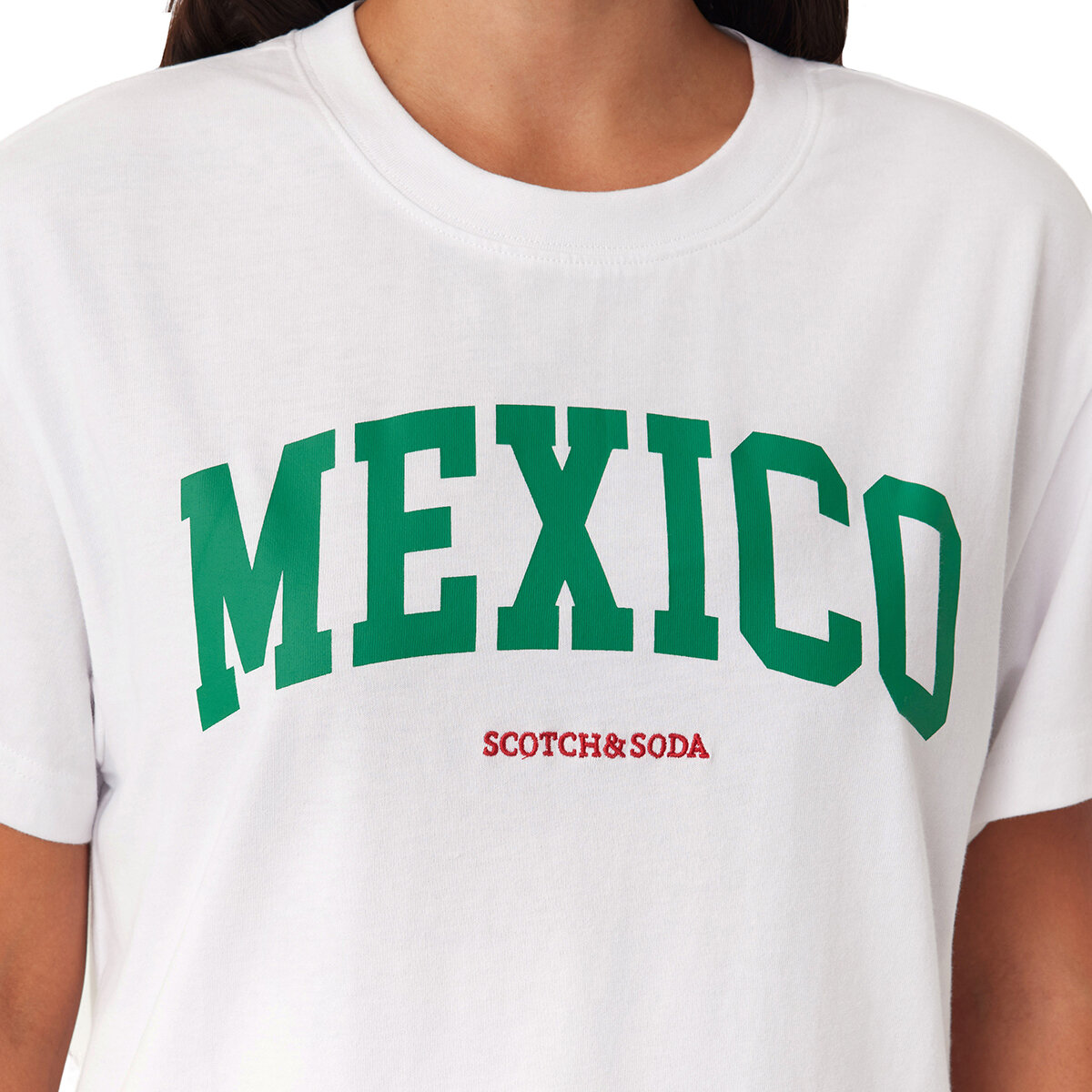 Scotch & Soda Playera para Dama Blanco Mediana