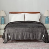 Berkshire Cobija Eléctrica, Queen, Color Gris