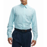 Lands End  Camisa para Caballero Verde Cuello 16/16.5 Manga 36/37