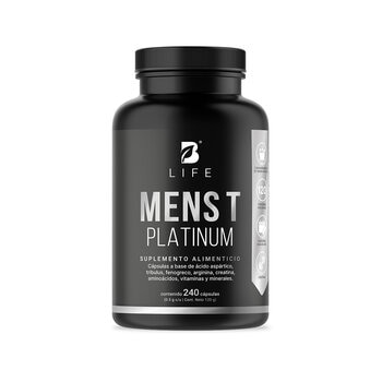 B Life Mens T Platinum Frasco con 240 Cápsulas