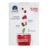 Zaaté Té Rojo Tisana Jamaica Arándano Sabor Cereza 1 kg