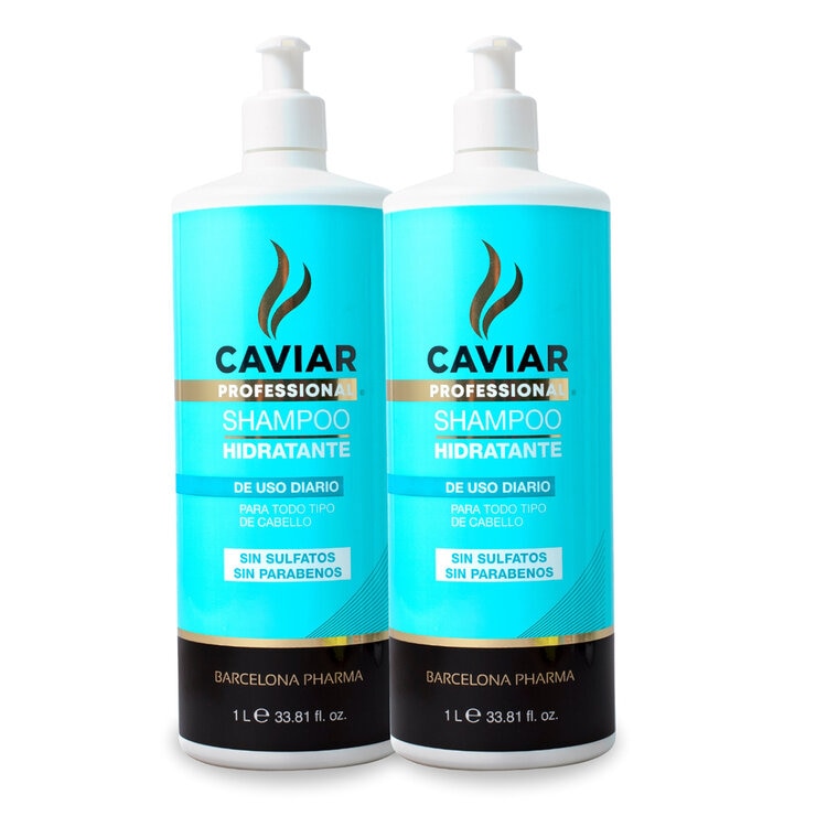 Caviar Shampoo Hidratante 2 pzas de 1 L Caviar Shampoo Hidratante 2 pzas de 1 L