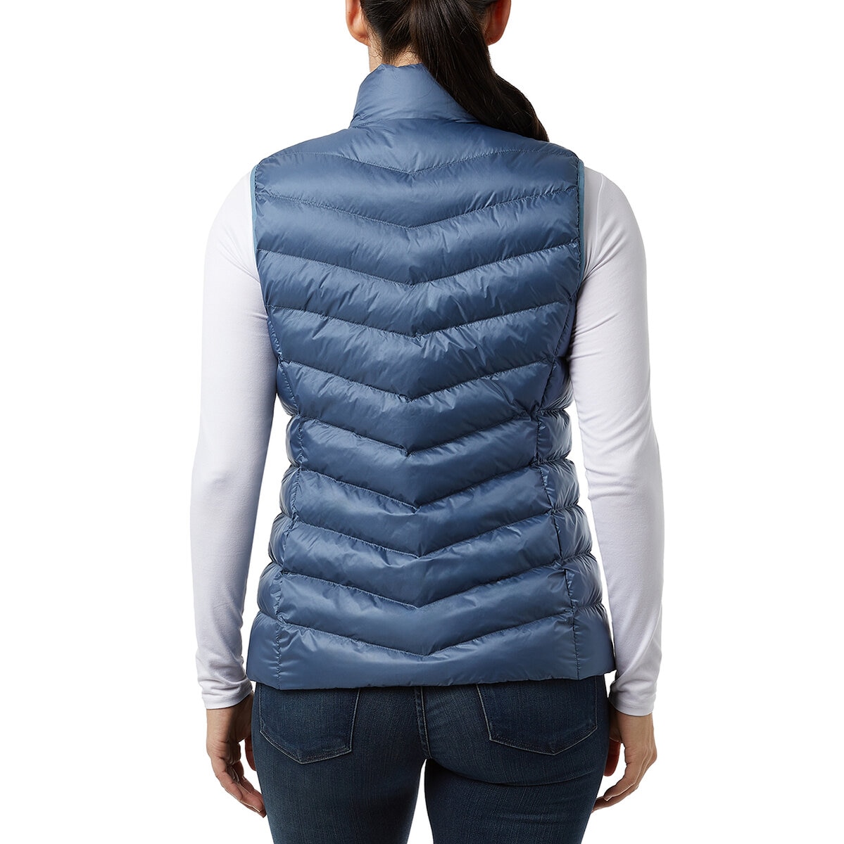 32 Degrees Heat Chaleco para Dama Azul Extra Grande