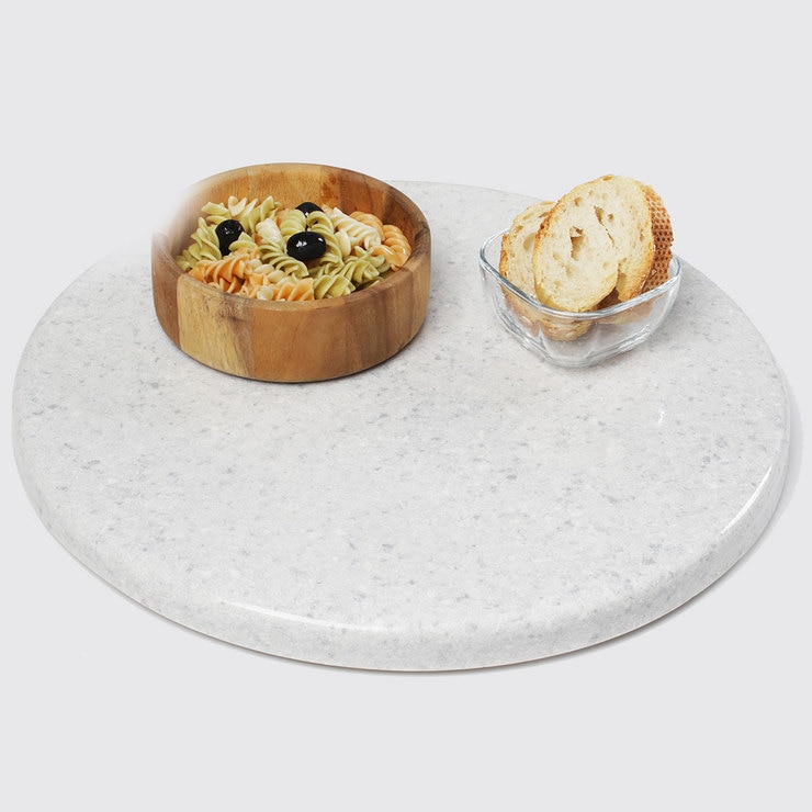 Lazy Susan, base giratoria de 40cm, frost gloss Costco México