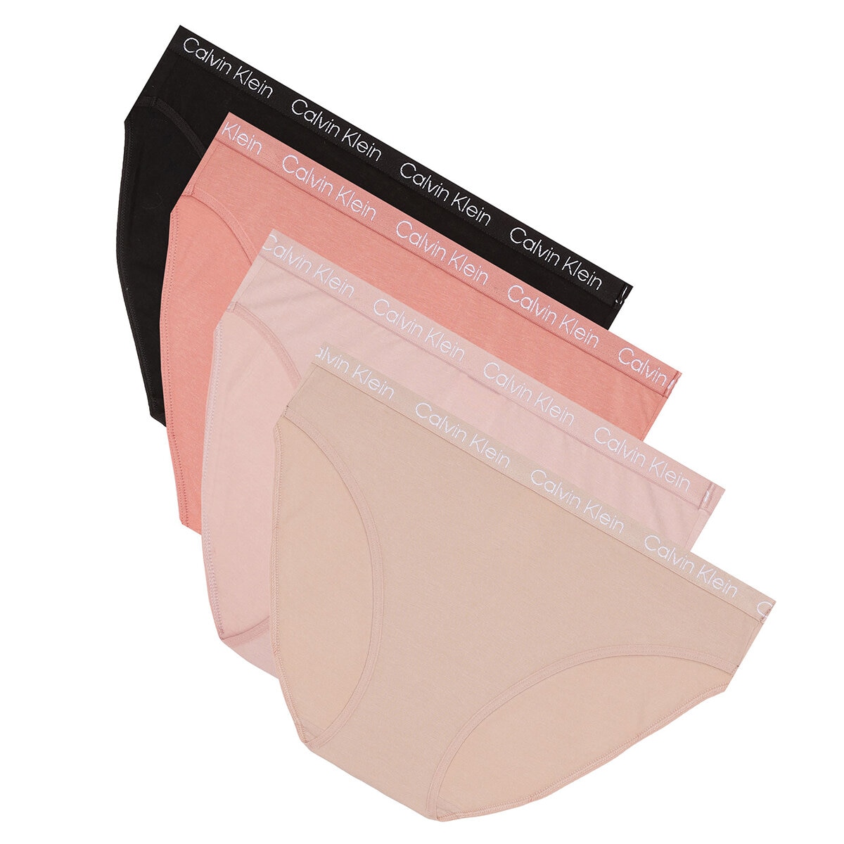 Calvin Klein Ropa interior para Dama 4 piezas Rosa Chica
