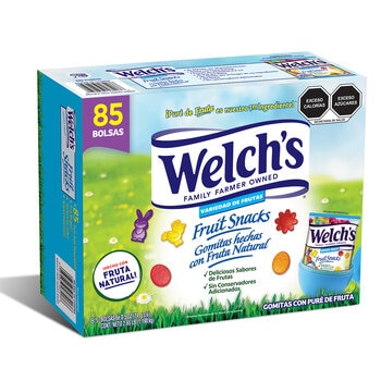 Welch's Gomitas Hechas con Fruta Natural Pascua 66 pzas de 22.7 g