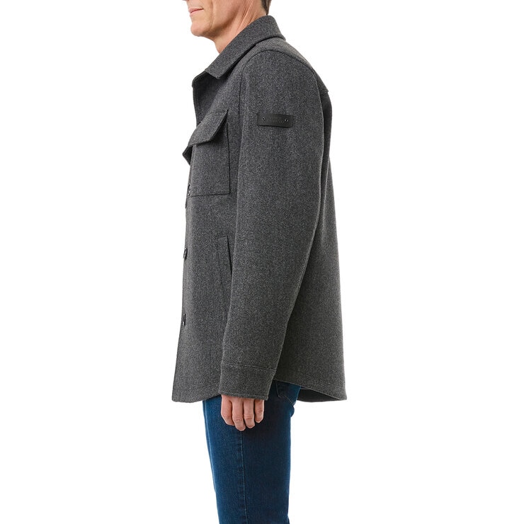 Vince Camuto Chamarra para Caballero Gris Grande