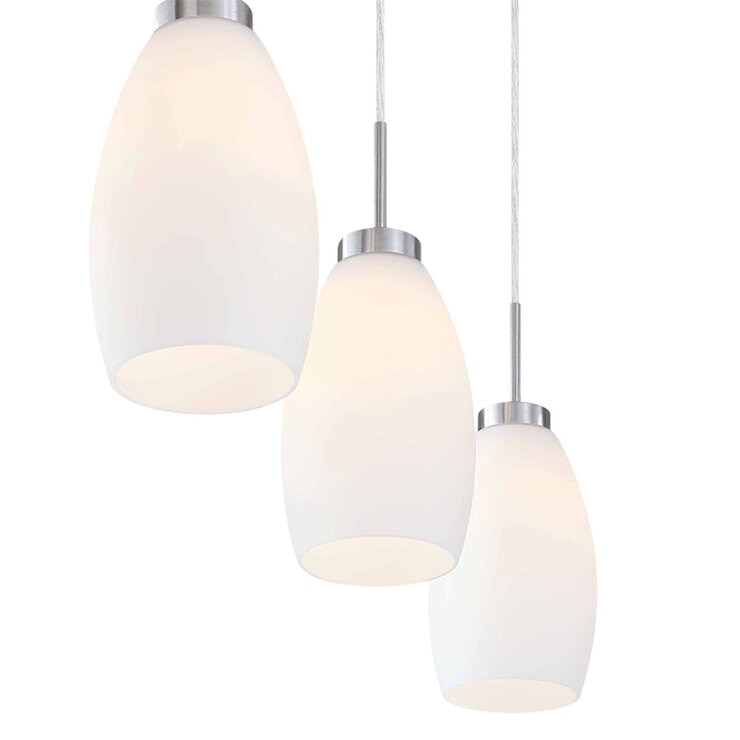 Estevez, Lámpara Colgante de 3 Focos, Modelo Sevilla, Color Níquel Estevez, Lámpara Colgante de 3 Focos, Modelo Sevilla, Color Níquel