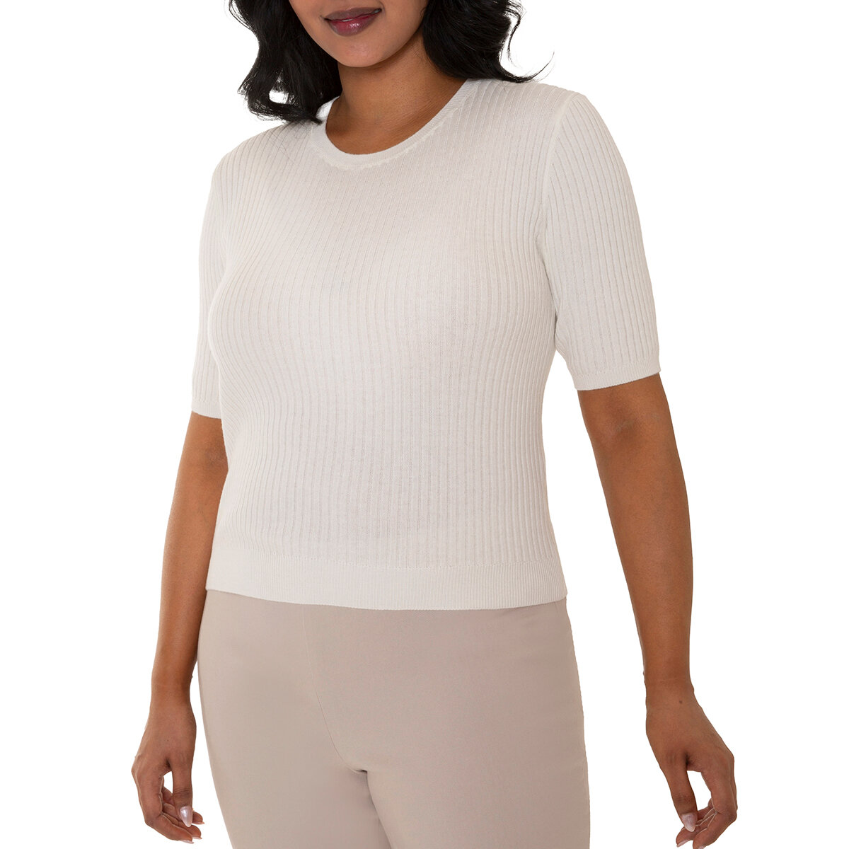 Mario Serrani Italy Sueter para Dama Blanco Grande