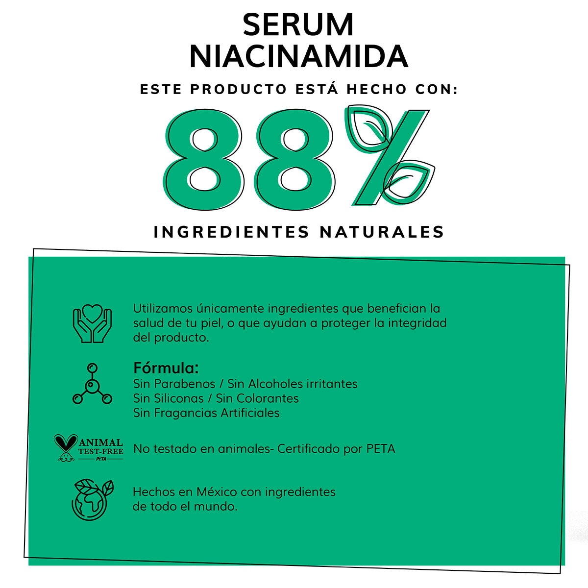 Quotidien Serum Facial con Niacinamida 30 ml
