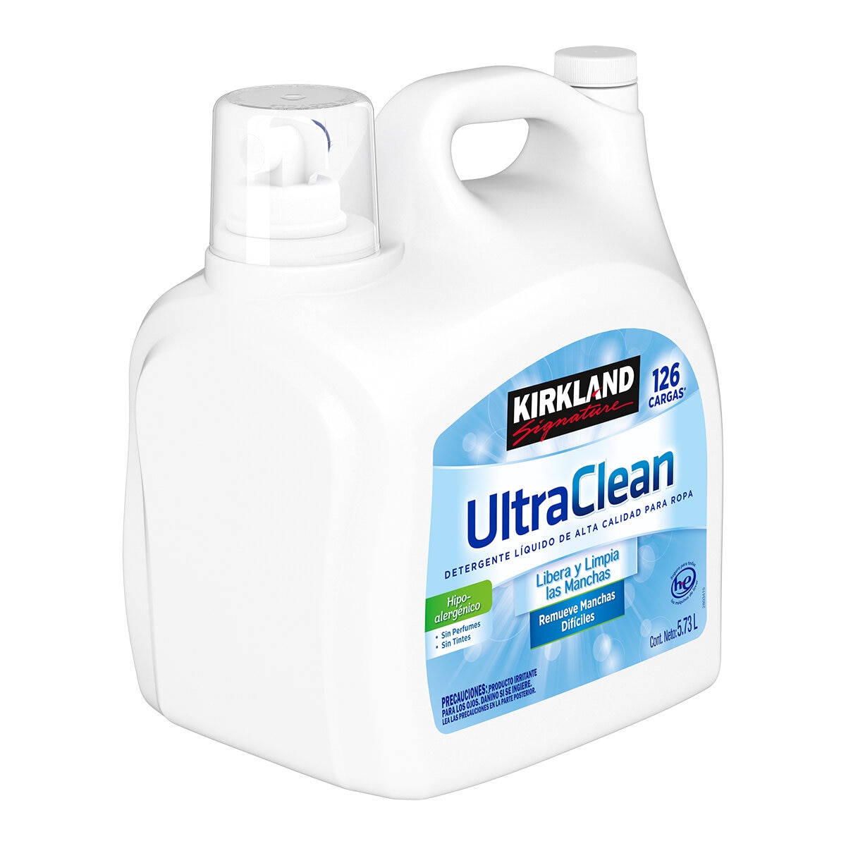 Kirkland Signature Ultra Clean Detergente Líquido sin Aromatizante 5.73 L