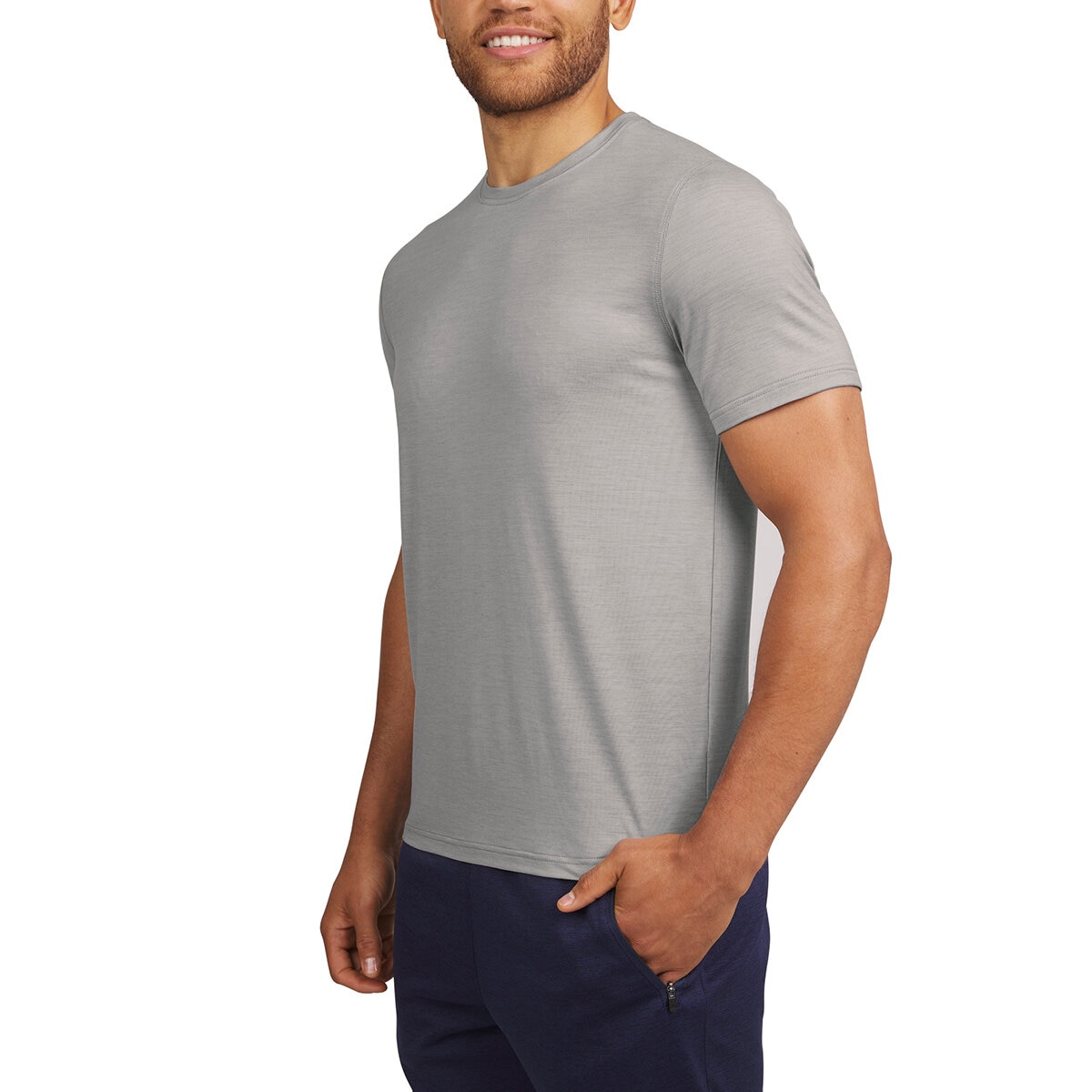 Motion Camisetas para Caballero 2 Piezas Morada y Gris Chica
