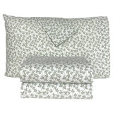 Flannel From Portugal, Juego de Sábanas de Franela, Tamaño King 4 Piezas, Vines Sage Flannel From Portugal, Juego de Sábanas de Franela, Tamaño King 4 Piezas, Vines Sage