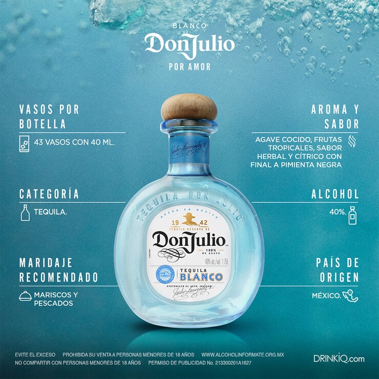 Tequila Don Julio Blanco 1.75 L Tequila Don Julio Blanco 1.75 L