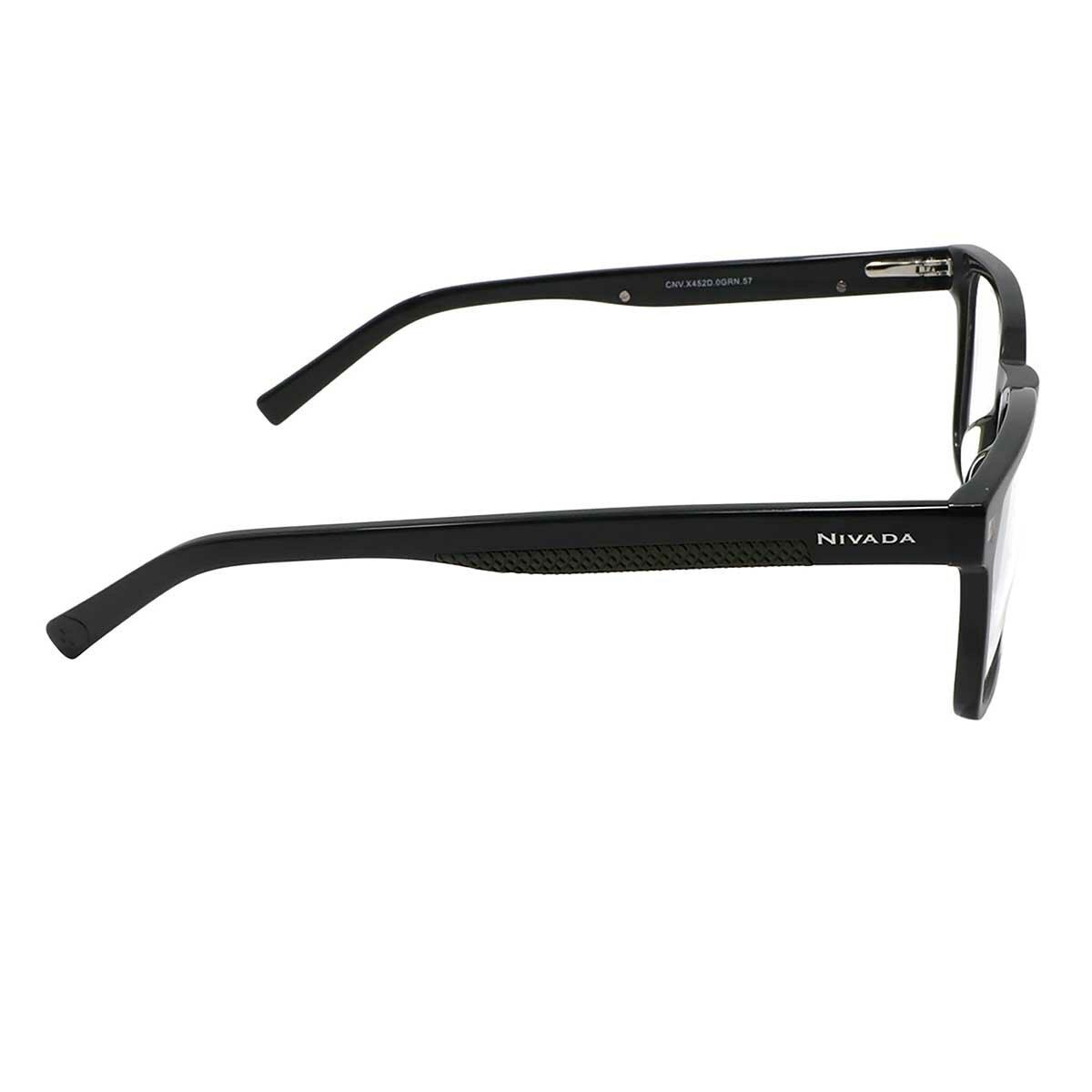 Nivada CNV.X452D.0GRN.57 Armazón Oftálmico + Clip Solar Polarizado