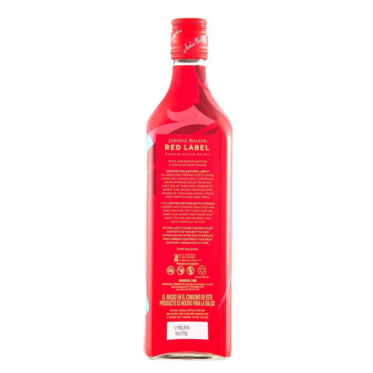 Whisky Johnnie Walker Red Label Edición Especial 6/700ml