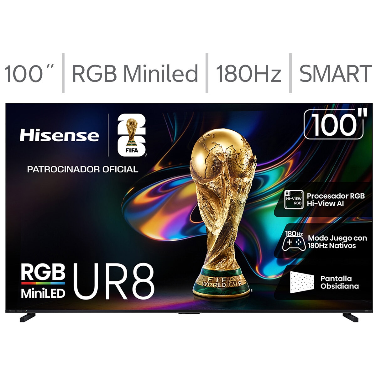 Hisense Pantalla 100" RGB Miniled 4K Google TV Hisense Pantalla 100" RGB Miniled 4K Google TV