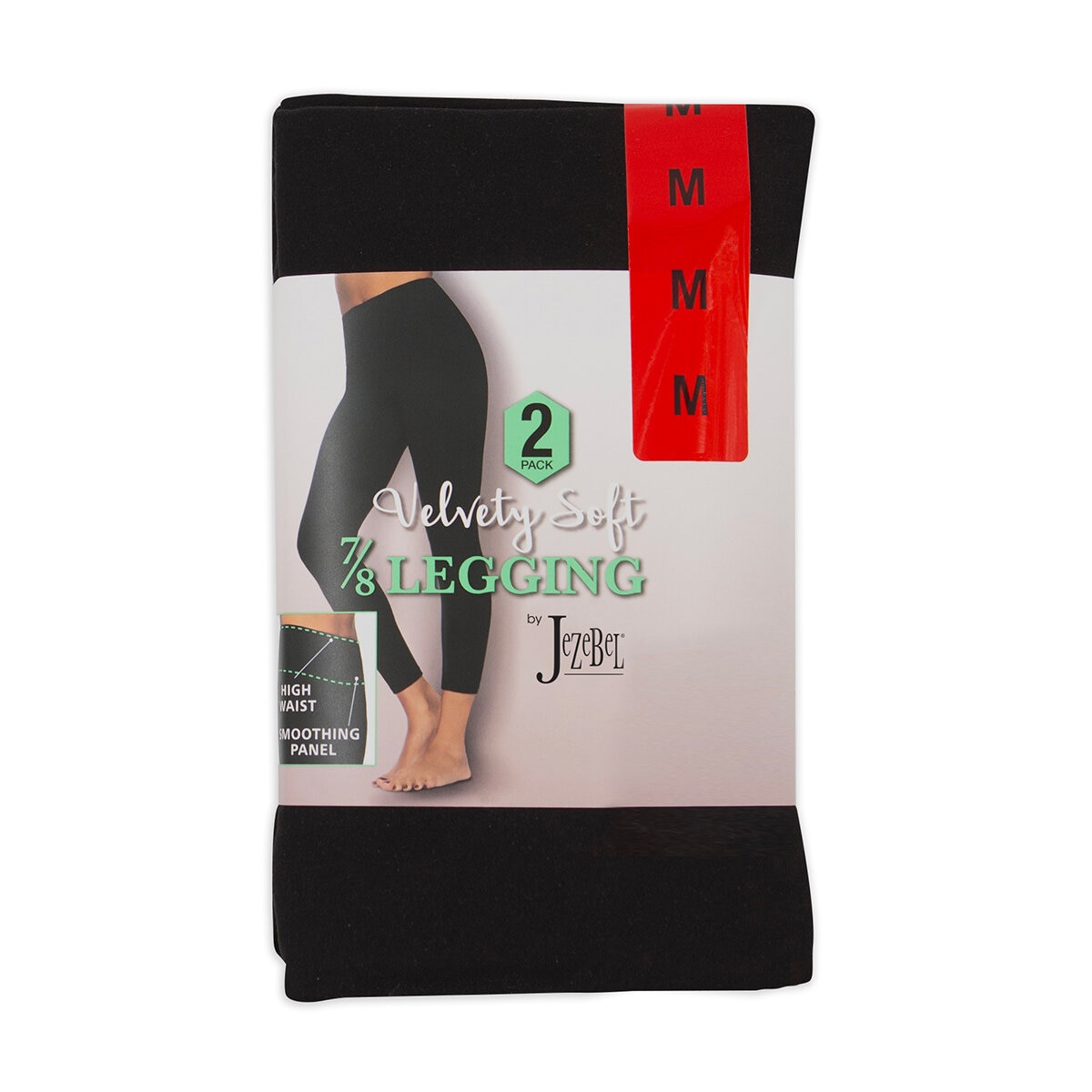 Jezebel Leggings para Dama Negro Extra Grande
