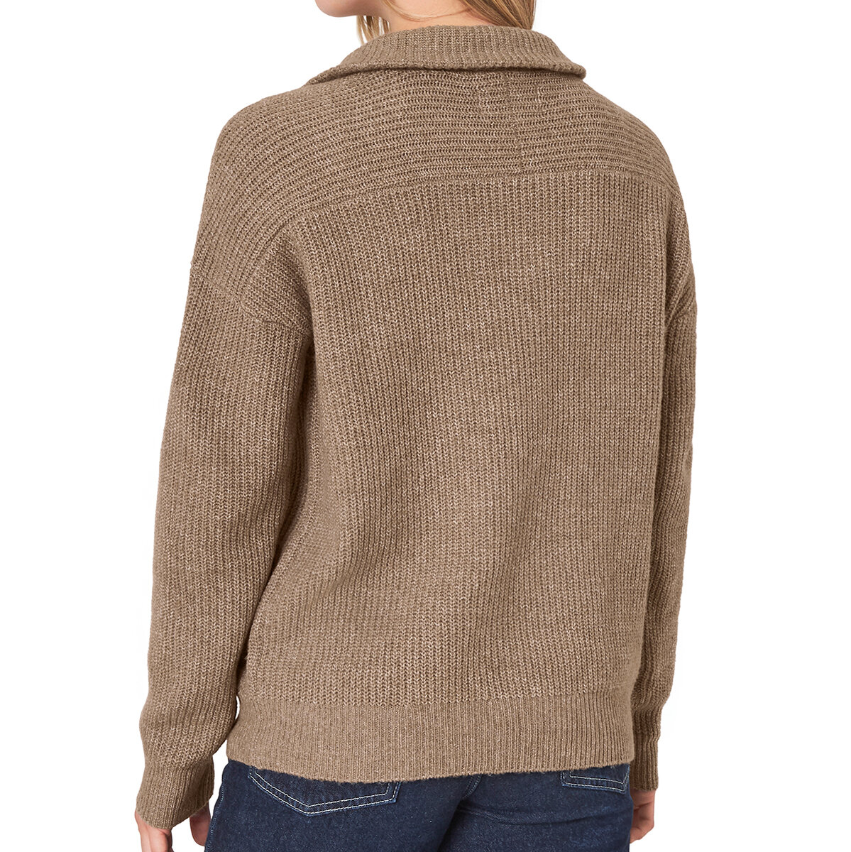 Hilary Radley Suéter para Dama Café Mediana Hilary Radley Suéter para Dama Café Mediana