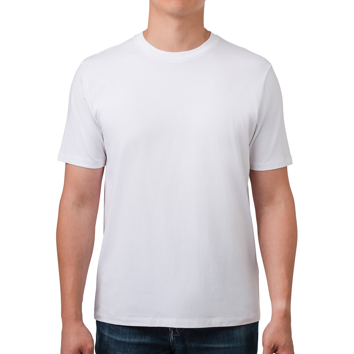 Rough Dress Playera para Caballero Blanco cuello redondo Chica