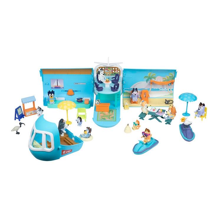 Bluey Mega Set Juego de Avión 3 en 1 +25 Frases y Sonidos Bluey Mega Set Juego de Avión 3 en 1 +25 Frases y Sonidos