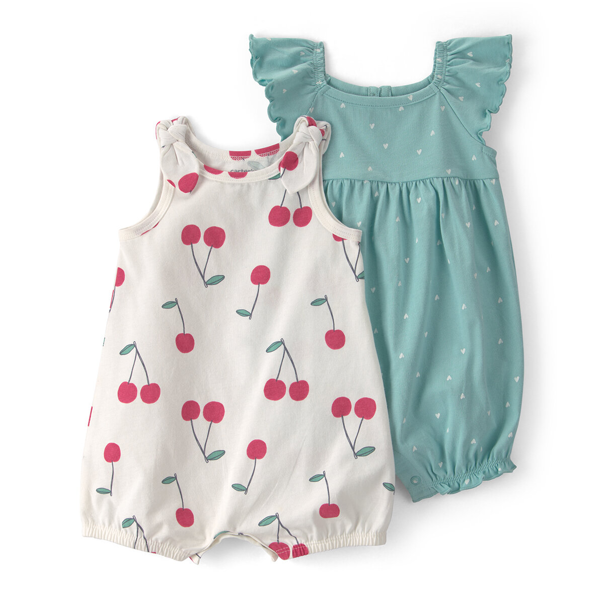 Carter's Mono 2 piezas para Bebés Blanco 3 Meses