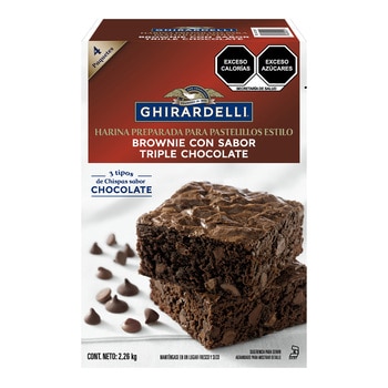 Ghirardelli Harina para Preparar Brownies con Chocolate Triple 2.26 kg