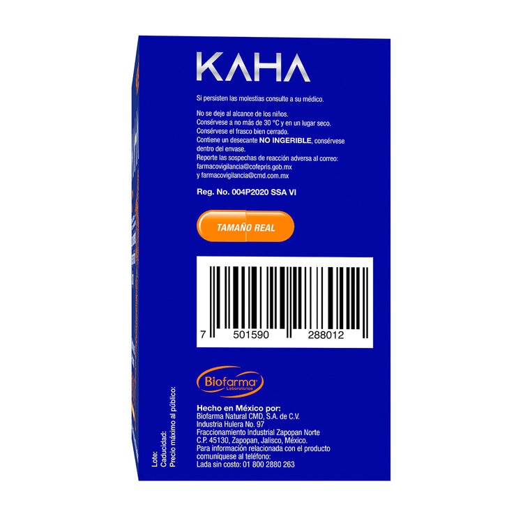 Kaha Multivitamínico 2 Frascos de 30 Cápsulas c/u