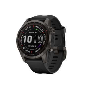Garmin Smartwatch Fenix 7S Sapphire Solar con GPS 42mm Gris Carbón